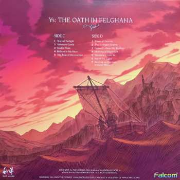 3LP/Doos Falcom Sound Team Jdk: Ys: The Oath In Felghana Original Soundtrack + LTD | CLR