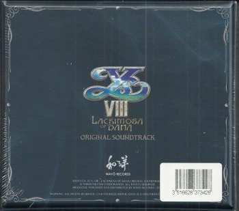 3CD/Doos Falcom Sound Team Jdk: Ys VIII: Lacrimosa Of Dana