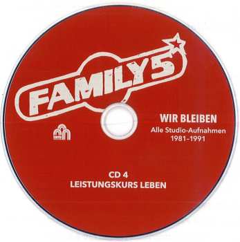 5CD/Doos Family 5: Wir Bleiben - Alle Studio-Aufnahmen 1981-1991 LTD | NUM