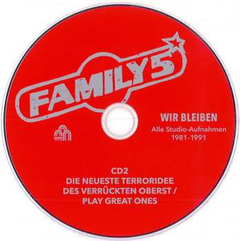 5CD/Doos Family 5: Wir Bleiben - Alle Studio-Aufnahmen 1981-1991 LTD | NUM