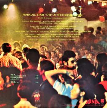 LP Fania All Stars: "Live" At The Cheetah (Vol. 1) CLR | LTD