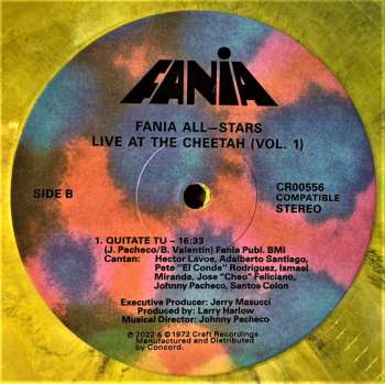LP Fania All Stars: "Live" At The Cheetah (Vol. 1) CLR | LTD