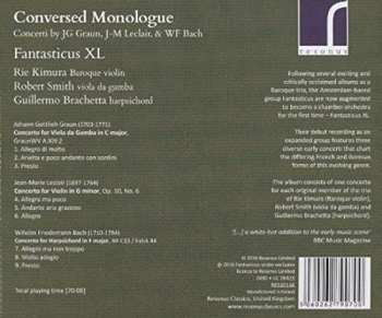 CD Wilhelm Friedemann Bach: Conversed Monologue