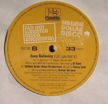 LP Far Out Monster Disco Orchestra: Disco Supreme / Keep Believing (Can You Feel It)