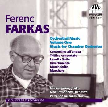 Album Miklós Perényi: Orchestral Music, Volume One: Music For Chamber Orchestra