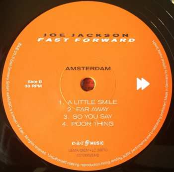 2LP Joe Jackson: Fast Forward LTD