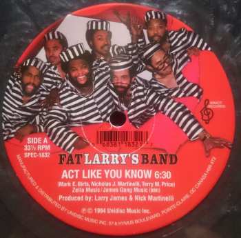 LP Fat Larry's Band: Act Like You Know / Zoom CLR