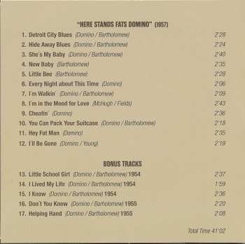 10CD/Doos Fats Domino: The Fat Man Is Stompin'