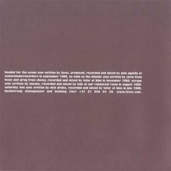 CD Favez: Headed For The Ocean