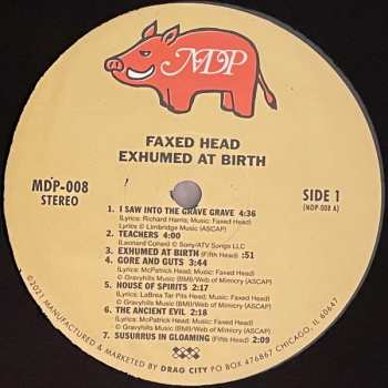 LP Faxed Head: Exhumed At Birth