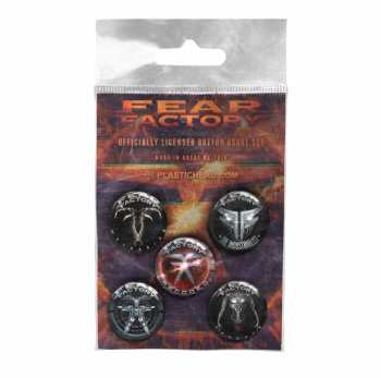 Merch Fear Factory: Set Badges Albums 2010-2021 Button Badge Set