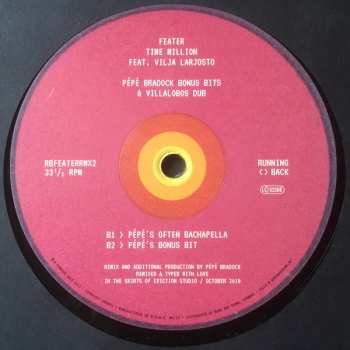 LP Feater: Time Million (Pépé Bradock Bonus Bits & Villalobos Dubs)