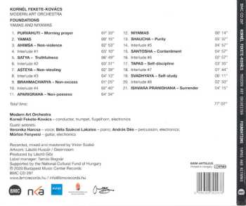 CD Modern Art Orchestra: Foundations: Yamas And Niyamas
