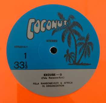 LP Fela Kuti: Excuse O CLR