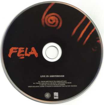 CD Fela Kuti: Live In Amsterdam