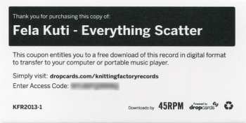 LP Fela Kuti: Everything Scatter