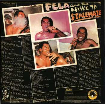 CD Fela Kuti: Stalemate / Fear Not For Man