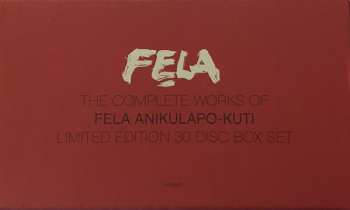 29CD/DVD/Doos Fela Kuti: The Complete Works Of Fela Anikulapo-Kuti DLX | LTD