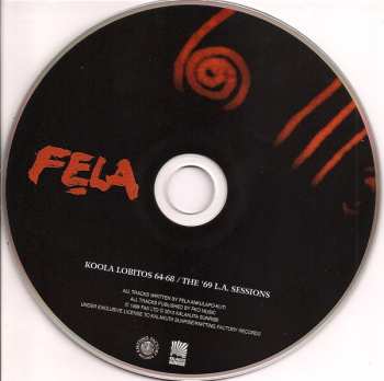 CD Fela Kuti: Koola Lobitos (64-68) / The '69 L.A. Sessions