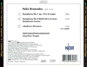 CD NDR Radiophilharmonie: Symphonies 1 & 4; Gudrun Overture