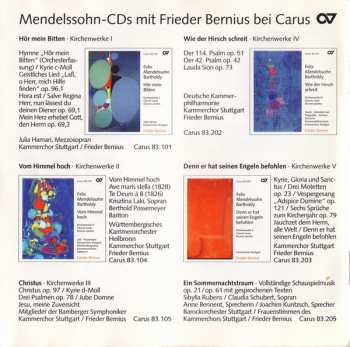 CD Felix Mendelssohn-Bartholdy: Ein Sommernachtstraum