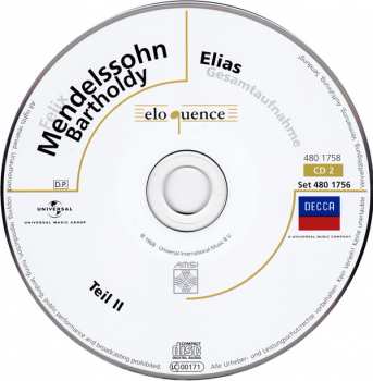 2CD Felix Mendelssohn-Bartholdy: Elias