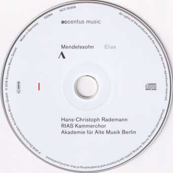 2CD Felix Mendelssohn-Bartholdy: Elias