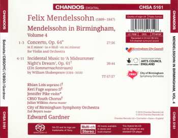 SACD Felix Mendelssohn-Bartholdy: Mendelssohn In Birmingham, Vol. 4