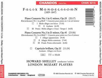 CD Felix Mendelssohn-Bartholdy: Piano Concertos