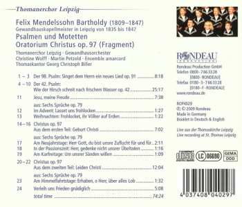 CD Felix Mendelssohn-Bartholdy: Psalmen Und Motetten, Oratorium Christus Op. 97