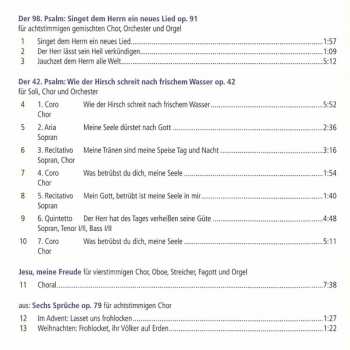 CD Felix Mendelssohn-Bartholdy: Psalmen Und Motetten, Oratorium Christus Op. 97