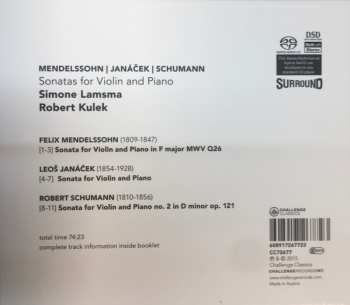 SACD Robert Schumann: Sonatas For Violin And Piano