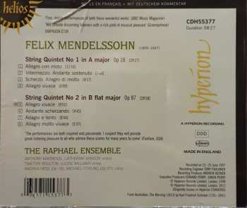 CD Felix Mendelssohn-Bartholdy: String Quintets