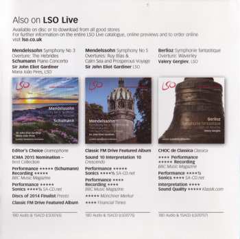 Blu-ray/SACD The London Symphony Orchestra: Symphony No 1 / Symphony No 4 'Italian'