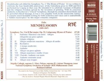CD Felix Mendelssohn-Bartholdy: Symphony No. 2 "Lobgesang"