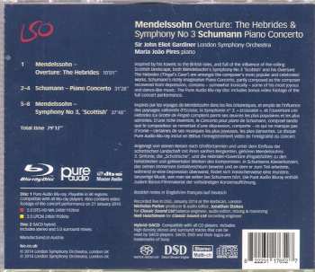 Blu-ray/SACD Robert Schumann: Symphony No 3 'Scottish', Overture: The Hebrides / Schumann - Piano Concerto