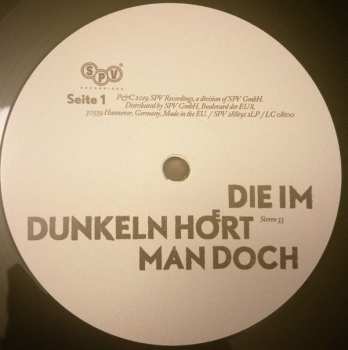 2LP Felix Meyer & Project Île: Die Im Dunkeln Hört Man Doch