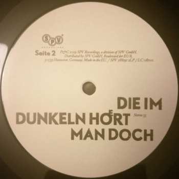 2LP Felix Meyer & Project Île: Die Im Dunkeln Hört Man Doch