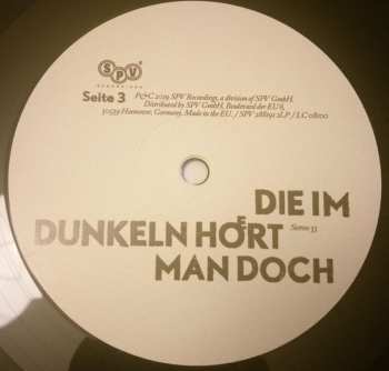 2LP Felix Meyer & Project Île: Die Im Dunkeln Hört Man Doch