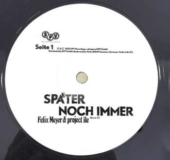 LP Felix Meyer & Project Île: Später Noch Immer