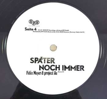 LP Felix Meyer & Project Île: Später Noch Immer