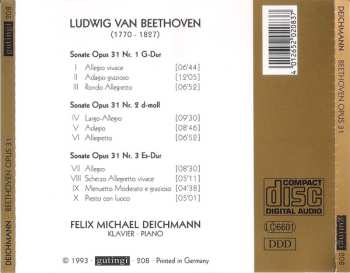 CD Ludwig van Beethoven: Klaviersonaten Opus 31