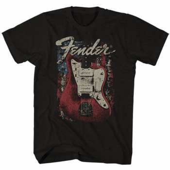 Merch Fender: T-shirt Distressed Guitar 