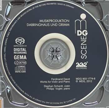 SACD Ferdinand David: Music For Violin And Piano