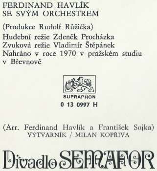 LP Jiří Suchý: Básníci A Sedláci / Revizor V Šantánu