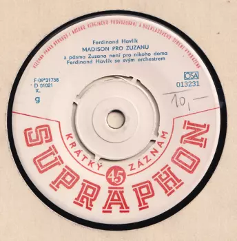 Ferdinand Havlík Orchestra: Madison Pro Zuzanu / Zase Bossa Nova