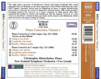 CD The New Zealand Symphony Orchestra: Piano Concertos Op. 123 (1806) And Op. 151 (1826)