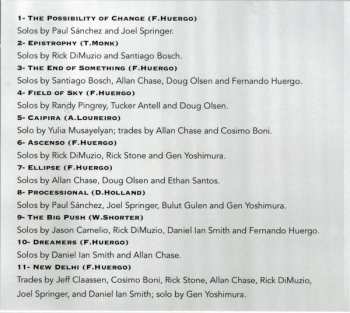 CD Fernando Huergo Big Band: The Possibility Of Change