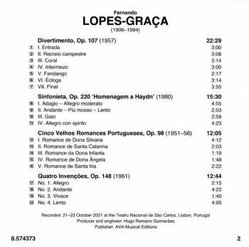 CD Orquestra Sinfónica Portuguesa: Divertimento • Sinfonieta