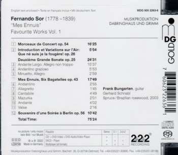 SACD Frank Bungarten: "Mes Ennuis" Favourite Works Vol. 1